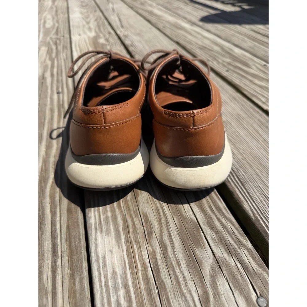 Cole Haan GrandPrø Mens 9.5M Brown Leather Oxford Derby Shoes C33186 Comfort